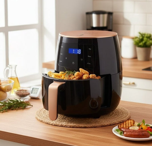 Nunix extra large capacity oil free airfryer for healthy cooking