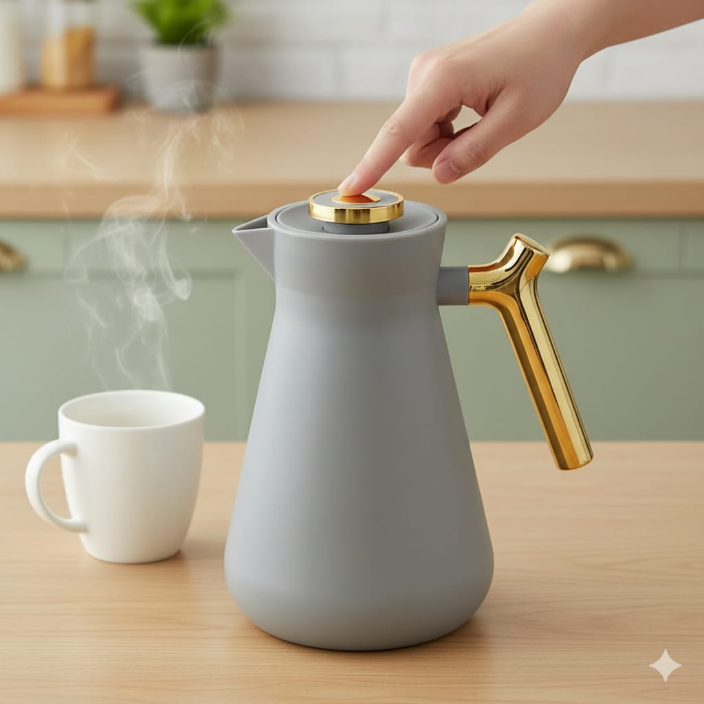 Vacuum Flask Push Button