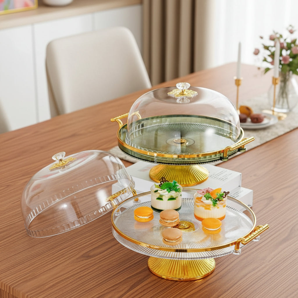 Acrylic Cake & Dessert Cover With Stand