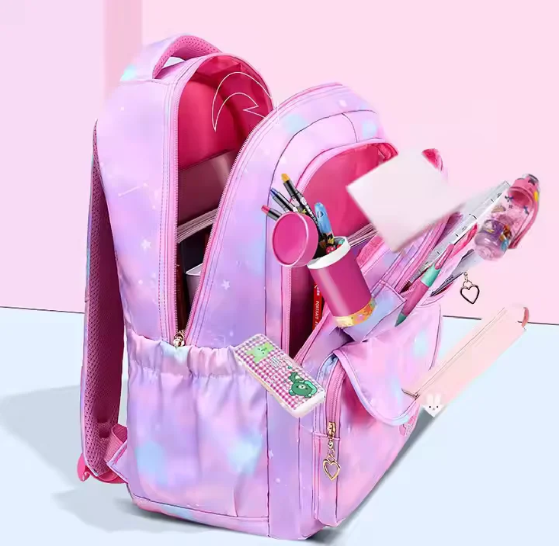 School Backpack With Multiple Compartments