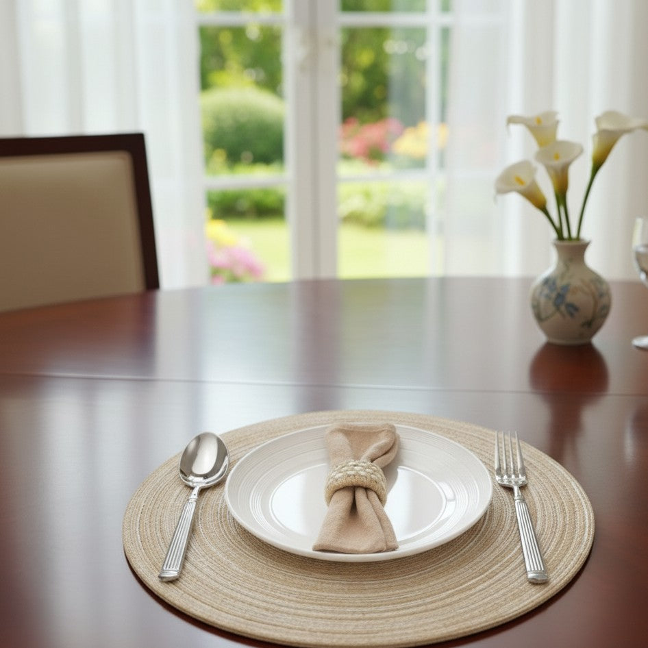 6Pcs Ramie Woven Table Mats Set