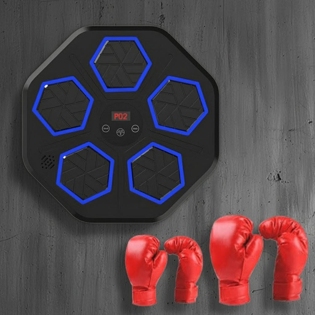 Intelligent Bluetooth Music Boxing Fitness Trainer With Gloves
