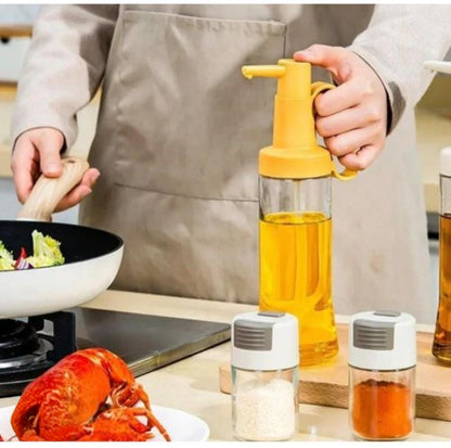 500ml Oil Dispenser With Straw