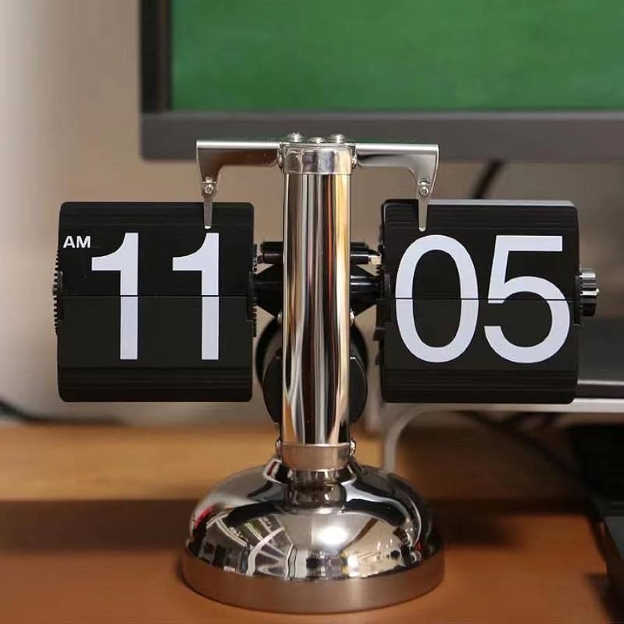 Retro Digital Flip Down Desk Clock