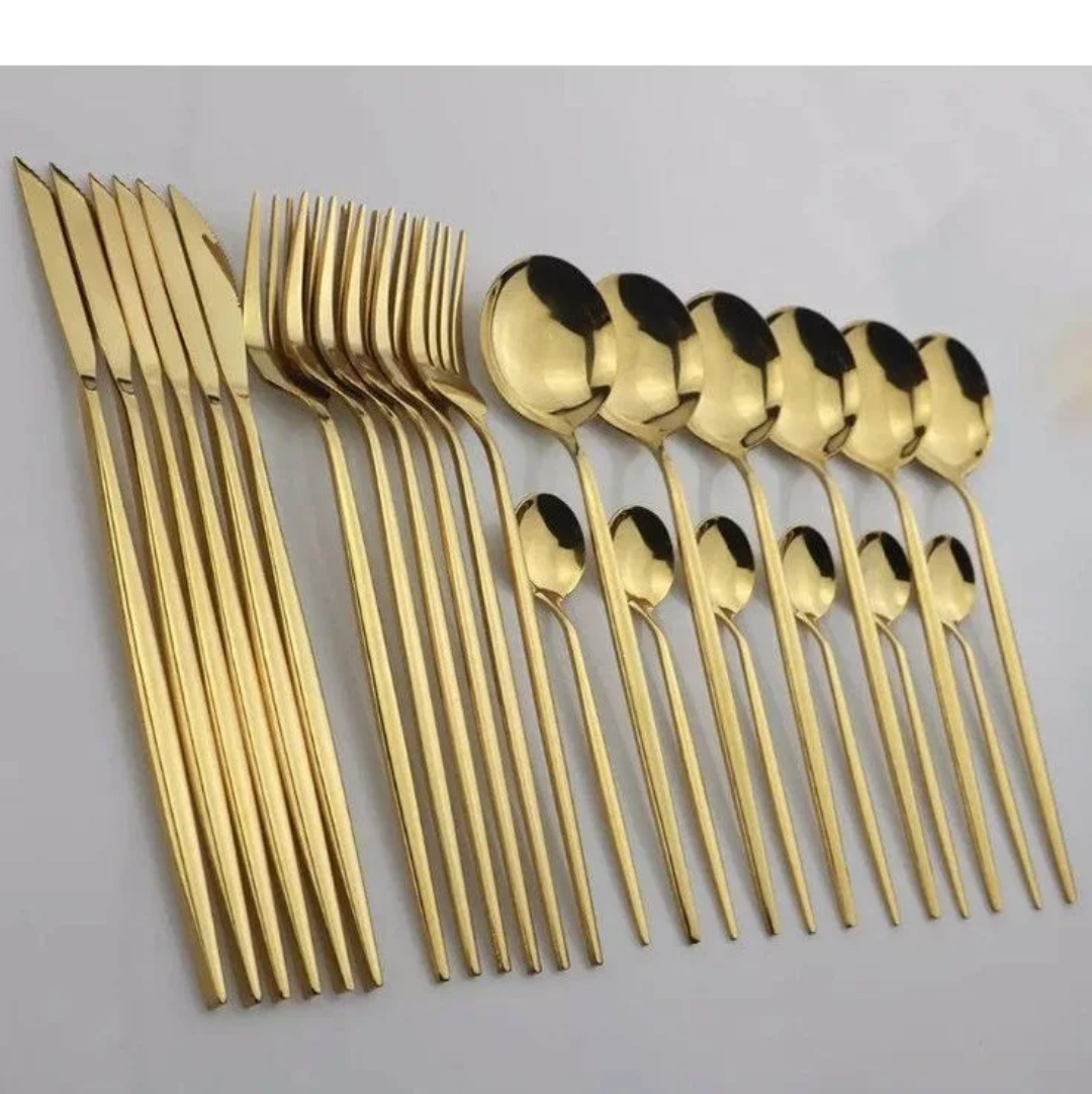 24Pcs Dining Cutlery Set