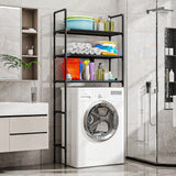 Detachable Metallic Frame 3 Layer Washing Machine Rack