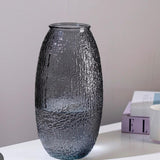 Oval Glass Flower Vase
