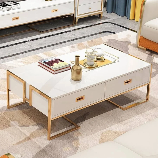 Tempered Glass Top Coffee Table