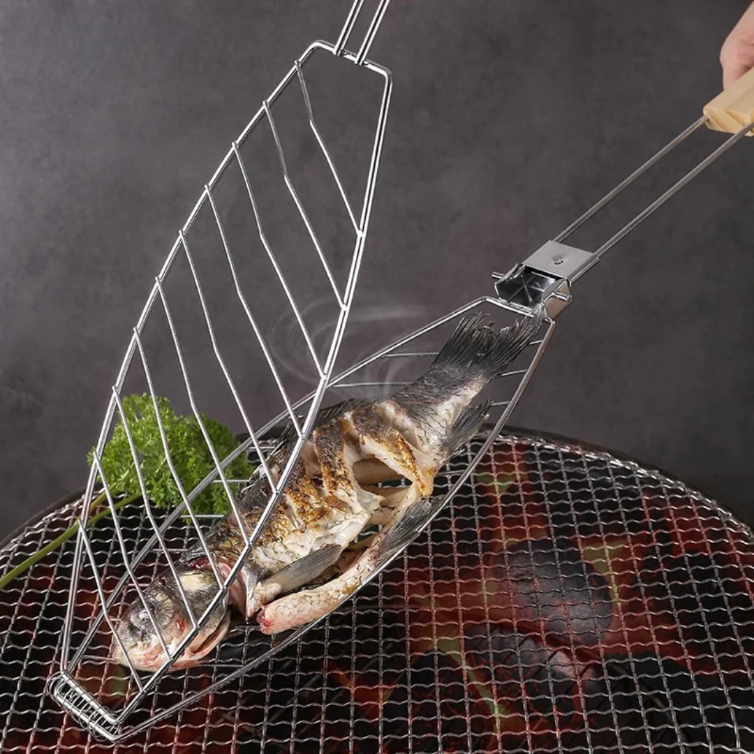 Fish Grill Basket – BBQ & Camping Fish Holder
