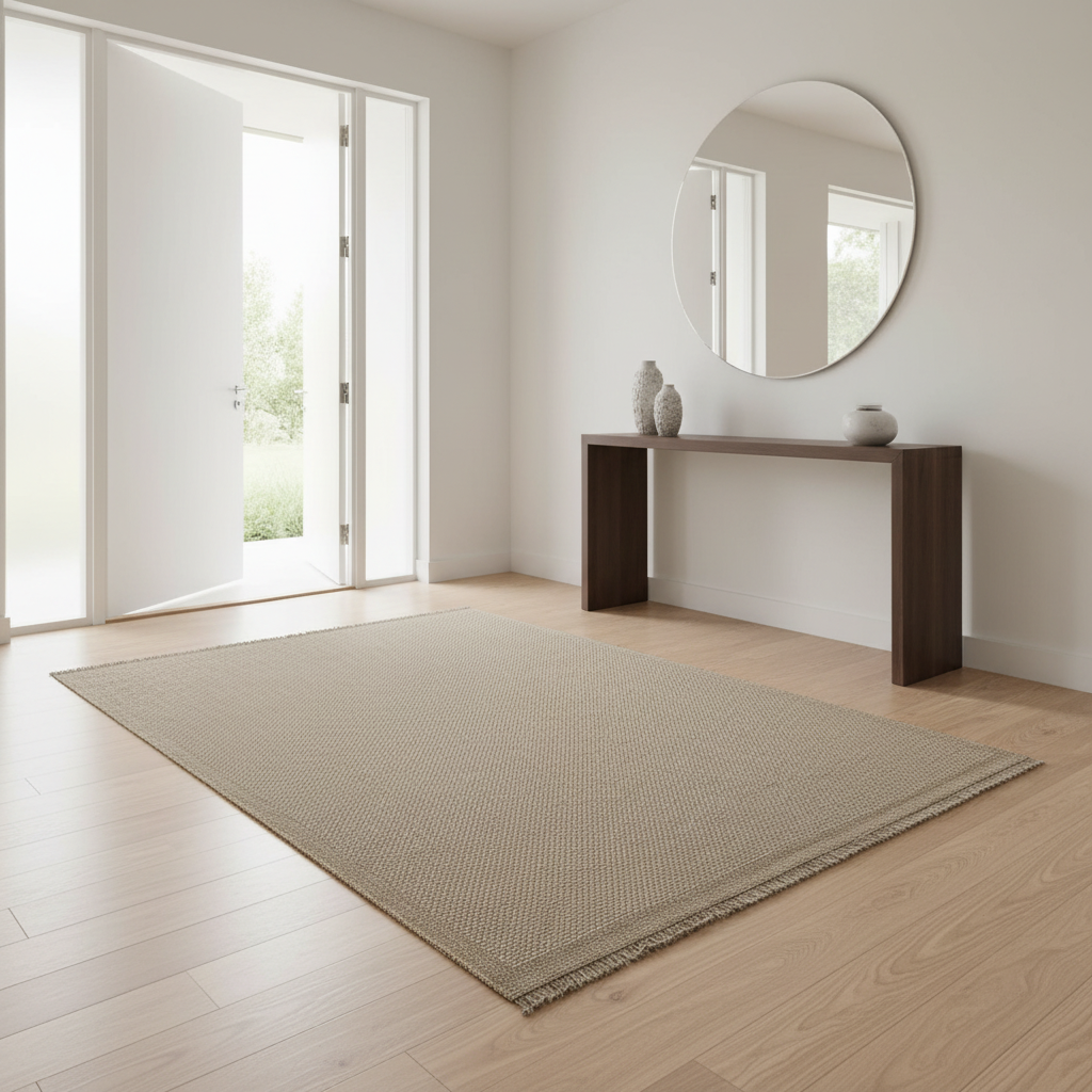 Oria Pincheck Pattern Carpet Rug