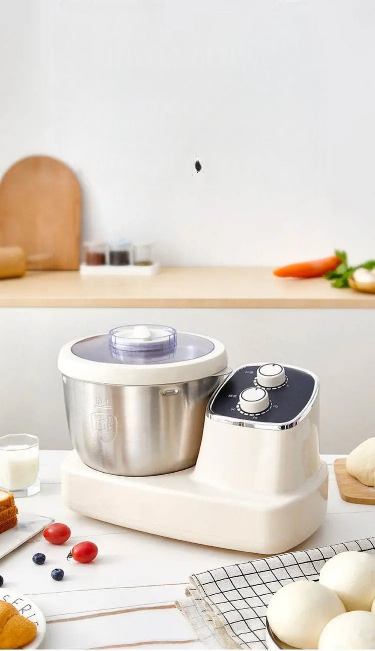 5L multi-purpose kitchen dough maker and bread/pizza mixing machine with adjustable timer and 500W motor.