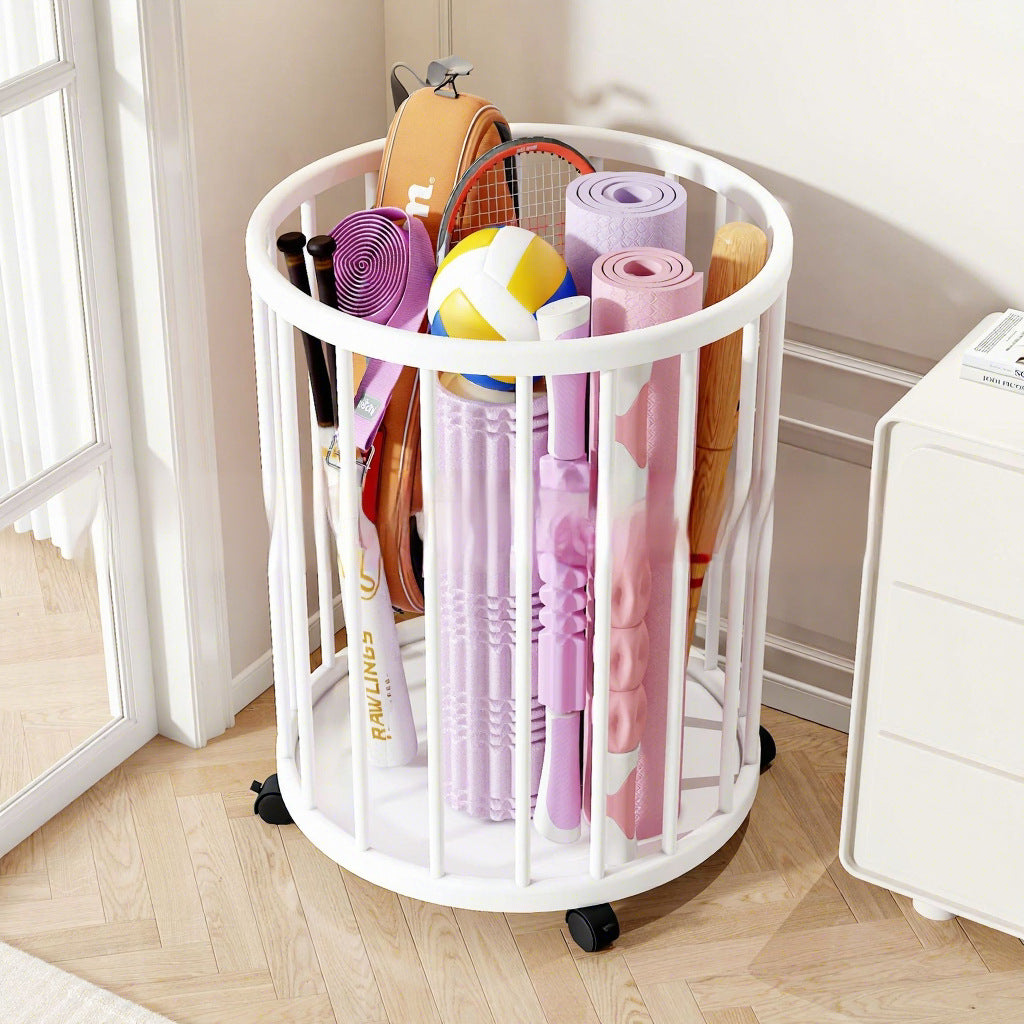 Storage Basket With Metal Frame