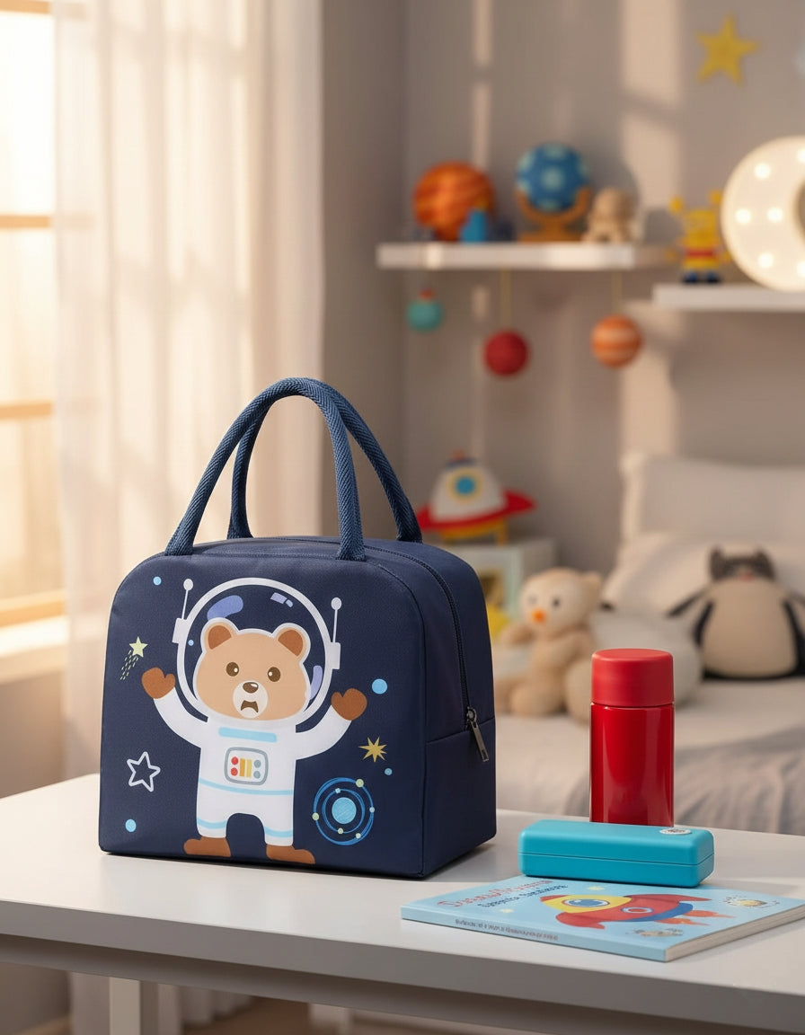Cartoon Animal Pattern Lunch Bag