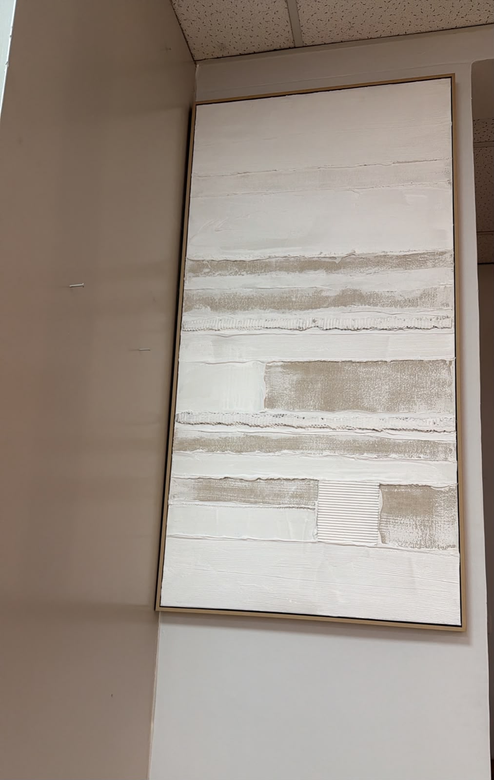 Striped Oil Painting 70 × 140 × 3.5 cm