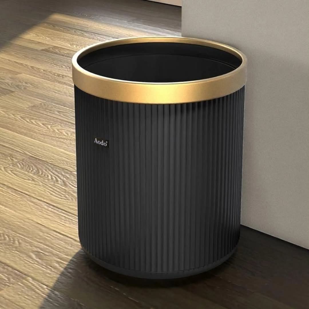 Ribbed waste bins