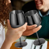 Elegant Stainless Steel Non-Breakable Goblets