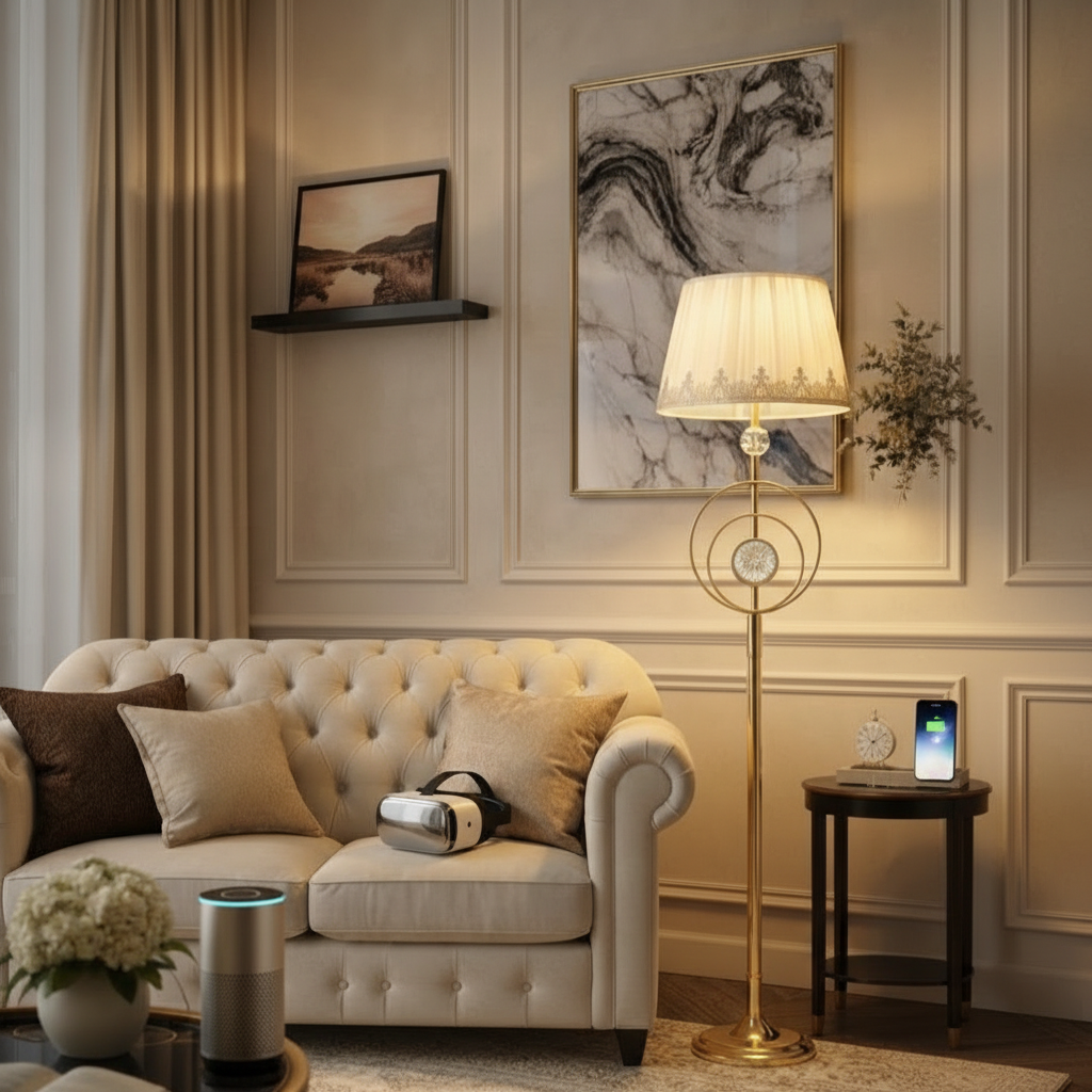160 cm floor lamp for living room, bedroom, office, and entrance lighting.