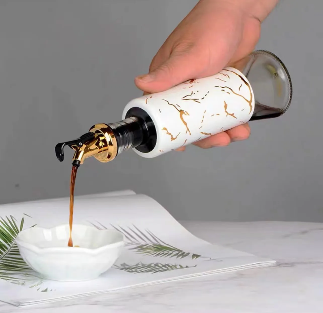 Marble Oil & Vinegar Dispenser