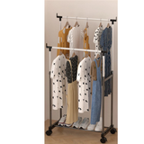 Double Pole Clothes Rack