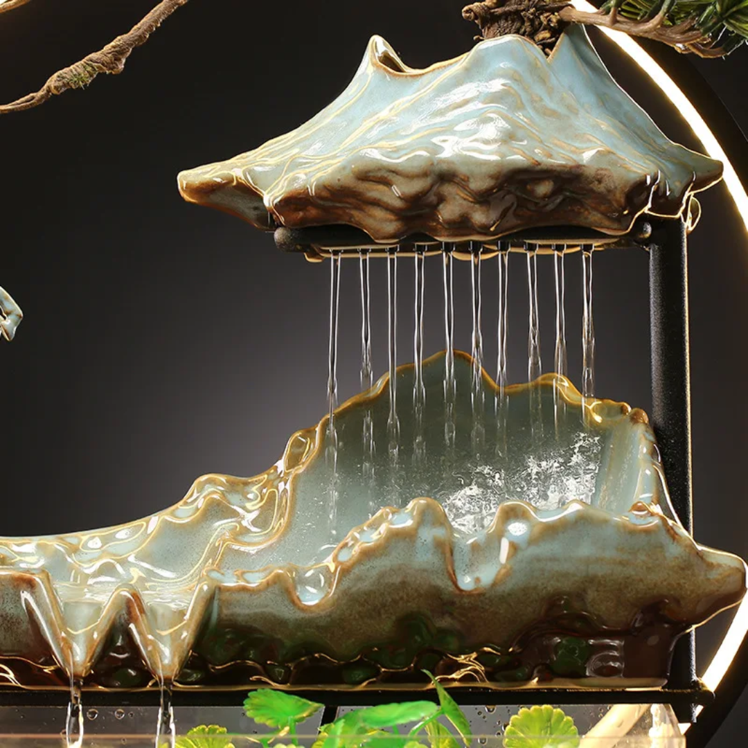 Bamboo Fountain Desktop Fishbowl