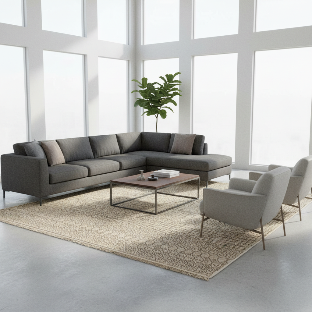 Vedantu Geometric Pattern Carpet Rug