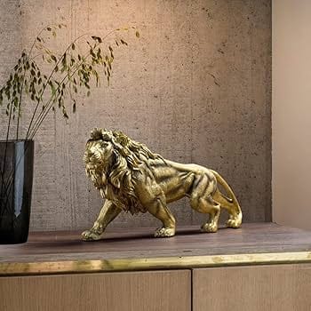 Resin Lion Decorative Statue