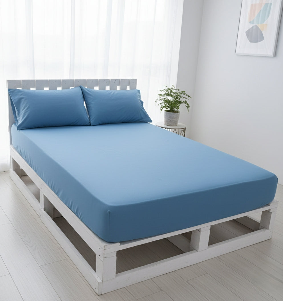 Fitted Cotton Bedsheets Set
