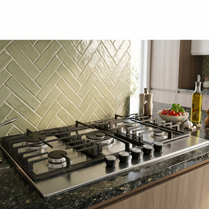 TLAC Built In Stainless Steel Gas Hob 90cm 5 Burner Cooker TGH9034SS