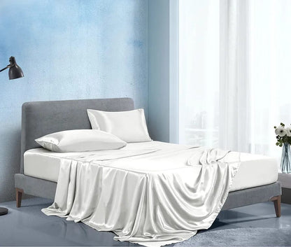 Silk bedsheet