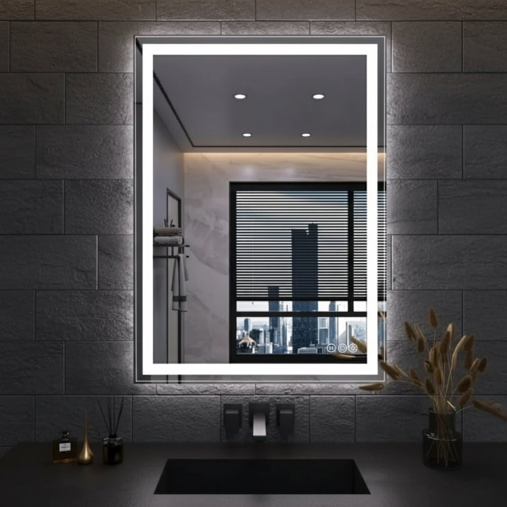 LED Mirror With Touch Control