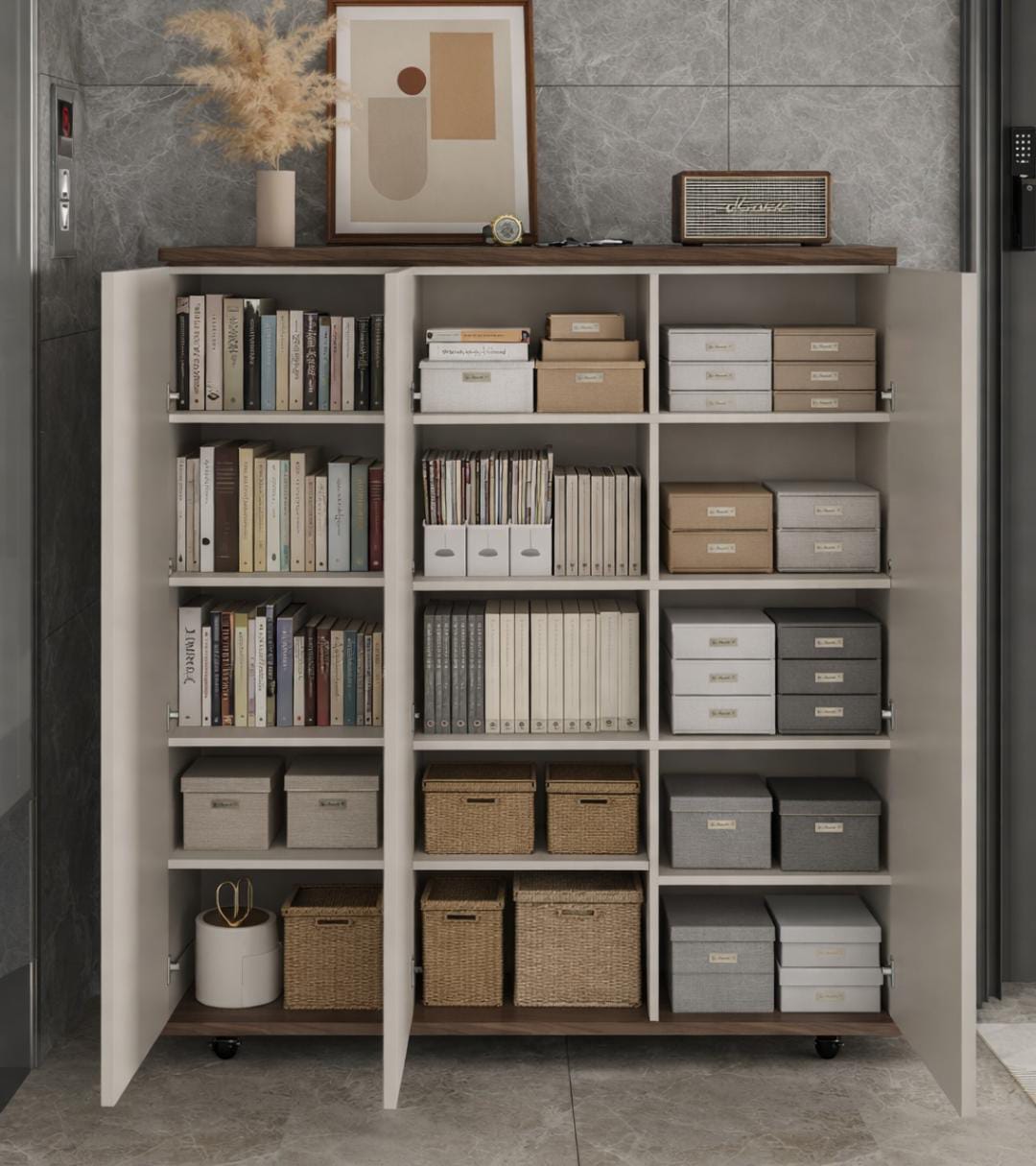 2-Door Ultra-Slim Cabinet