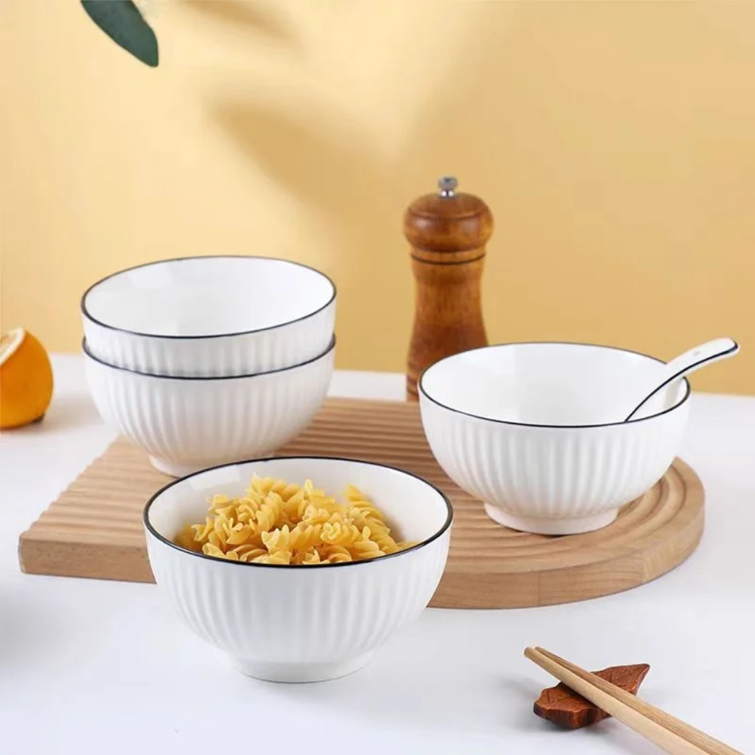 6Pcs Ceramic Bowls