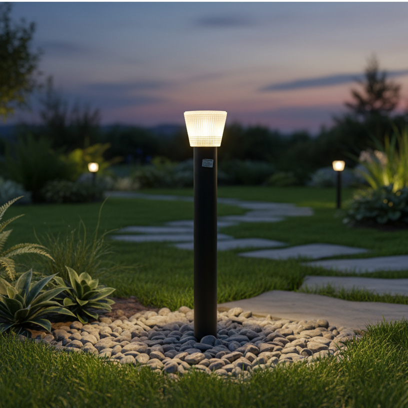 Outdoor Bollard Light LL 506P-08-BK