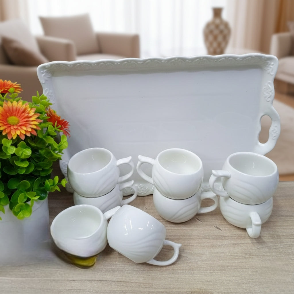9-Piece Ceramic Coffee Set