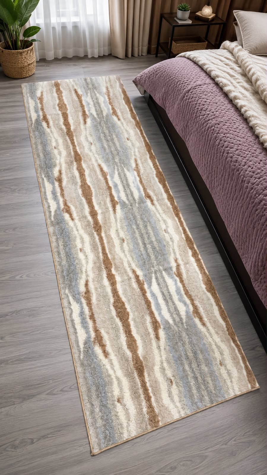 American Bedside Waterproof Rug 80 × 200 cm