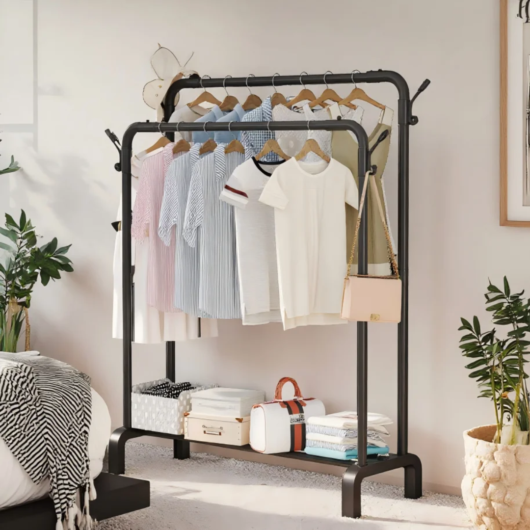 Double pole Sturdy Rack