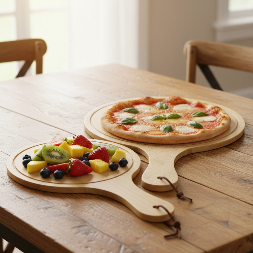 Bamboo Pizza Board Plate