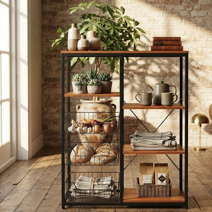 Multipurpose Storage Rack Shelf Unit