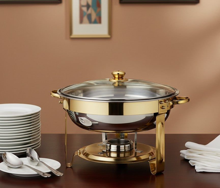 Round Stainless Steel Chafing Dish