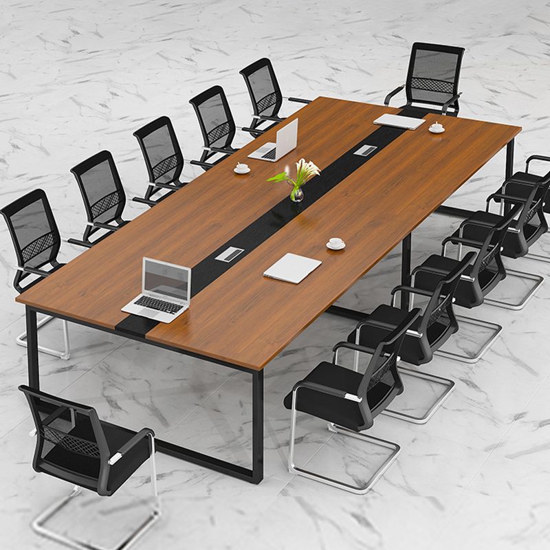2.4-metre boardroom table with sleek modern design, chairs sold separately.