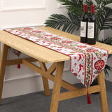 Christmas Knitted Fabric Tablecloth Runner