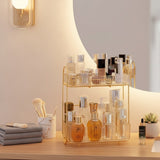 Acrylic Double Layer Cosmetic Organizer