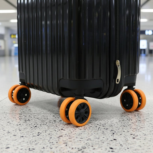 8Pcs Silicone luggage wheel covers anti-scratch protectors
