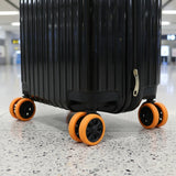 8Pcs Silicone Luggage Wheel Covers Shockproof