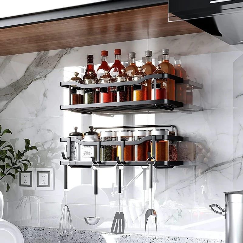 2-Piece Shower Caddy Shelf Organizer