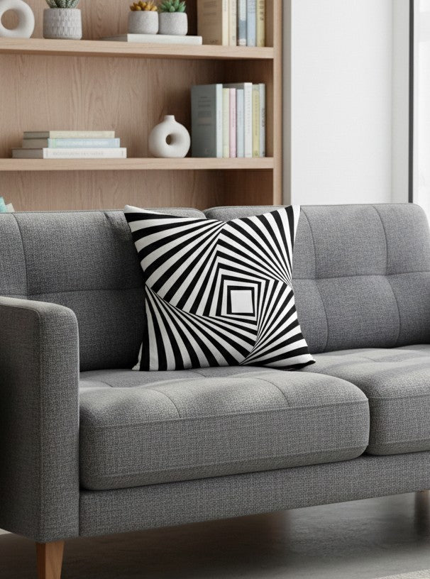 2Pc Geometric Contrast Color Pillowcase Set 45 × 45 cm