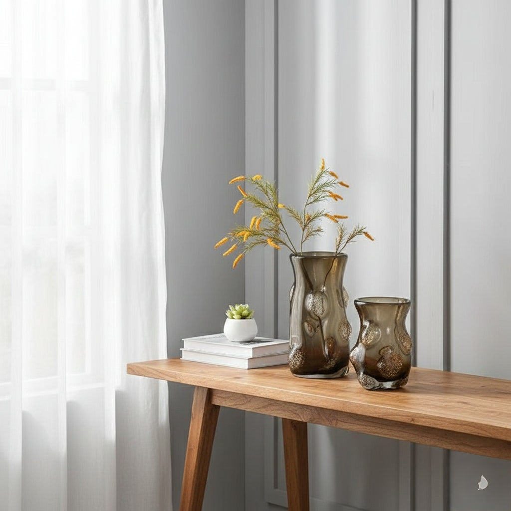 Flolenco glass vase for home décor