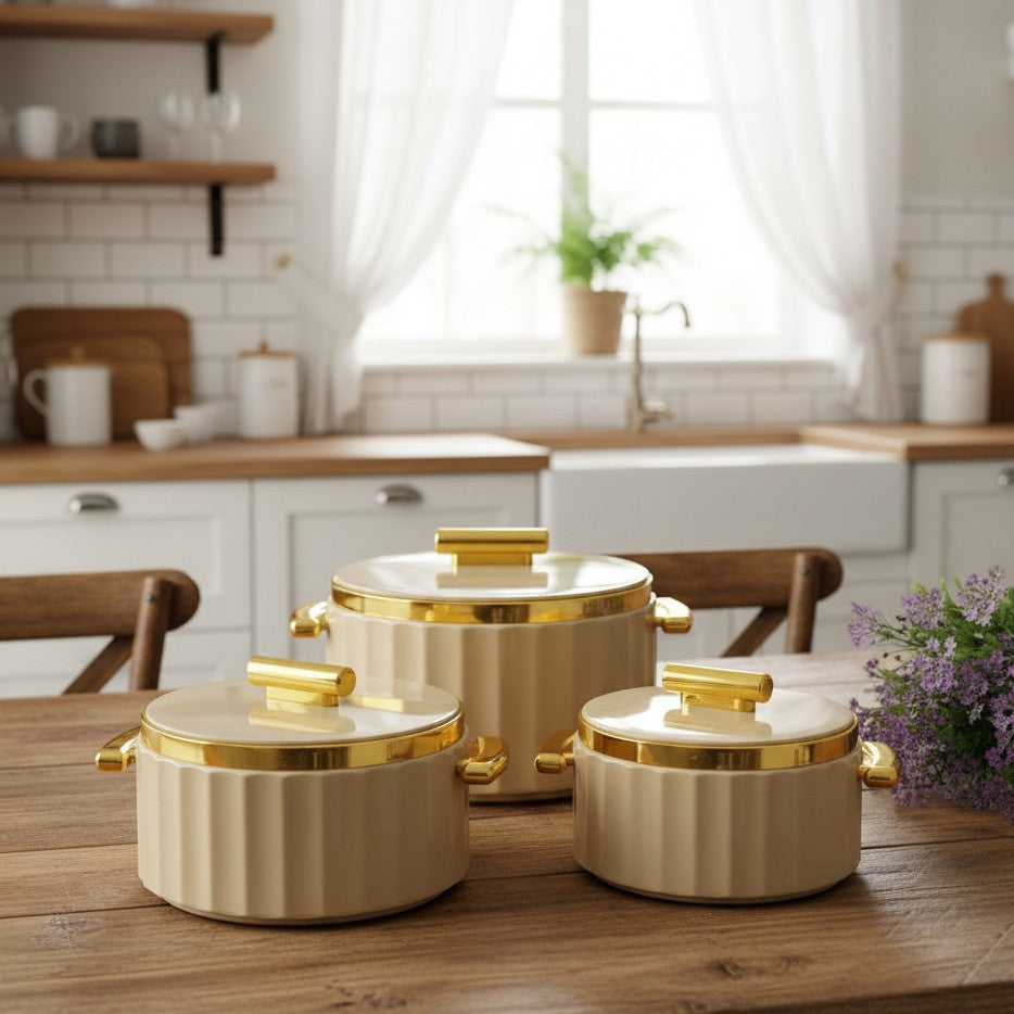 4pcs Insulated Hotpot Set