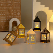 LED Ramadhan Kareem and Eid Mubarak lantern available in gold, black, and white for festive home décor