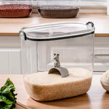 10kg Acrylic Storage Container with Scoop